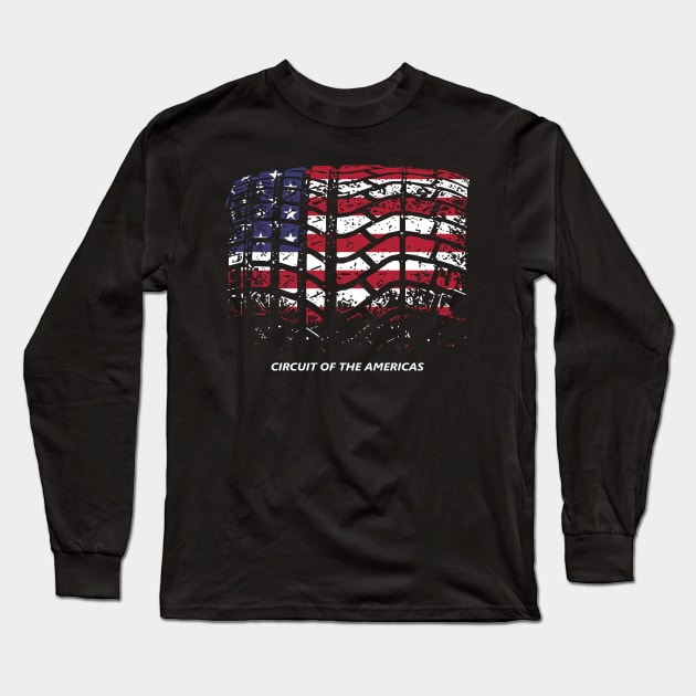 Circuit of the Americas Long Sleeve T-Shirt by SteamboatJoe